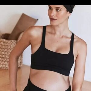 Free People Black Sports Bra
